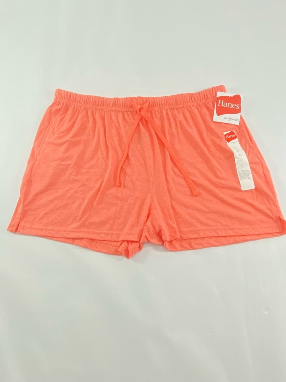 Hanes Originals Women's Size:XL Coral Pink Lounge Shorts NWT